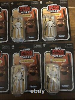 Star Wars Vintage Collection Attack of the Clones Phase 1 Clone trooper X8 New