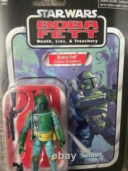 Star Wars Vintage Collection Boba Fett (Comic Art Edition) x 2 MOC With Case