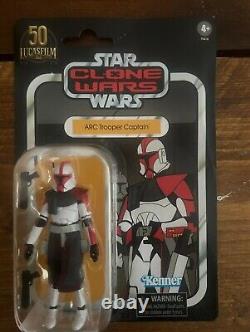 Star Wars Vintage Collection Clone Wars Arc Trooper X6 + 8 Clones Army Builder