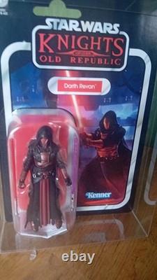 Star Wars Vintage Collection Darth Revan Vc301 and Jedi Revan Vc306 Moc In Cases