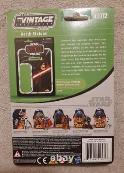 Star Wars Vintage Collection Foil Chase Card Darth Sidious Vc12 Boba Fett Offer