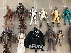 Star Wars Vintage Collection Legacy Millennium Falcon + 16 figures talking yoda