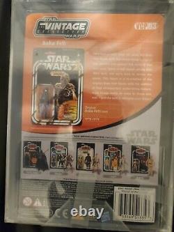 Star Wars Vintage Collection MAIL AWAY ROCKET FIRING BOBA FETT AFA 9.5 VCP03