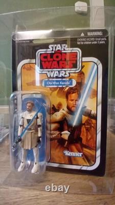Star Wars Vintage Collection Obi Wan Kenobi Clone Wars VC103 original MOC Cased