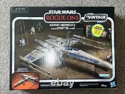 Star Wars Vintage Collection Rogue One Antoc Merrick's X-Wing -Sealed + R2-SHW