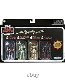 Star Wars Vintage Collection The Bad Batch 3.75 4-pack Clone Troopers Pre Order