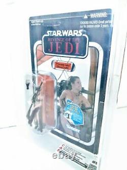 Star Wars Vintage Collection VC64 Unpunched Graded CAS AFA 85 Slave Leia Revenge