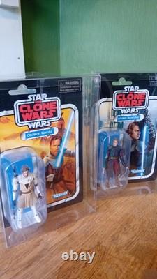 Star Wars Vintage Collection Vc92 Anakin Reissue +Vc103 Obi Wan Reissue Moc