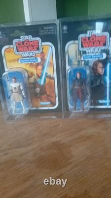 Star Wars Vintage Collection Vc92 Anakin Reissue +Vc103 Obi Wan Reissue Moc