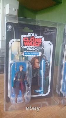 Star Wars Vintage Collection Vc92 Anakin Reissue +Vc103 Obi Wan Reissue Moc