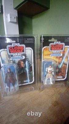Star Wars Vintage Collection Vc92 Anakin Reissue +Vc103 Obi Wan Reissue Moc