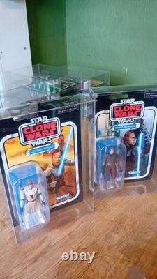 Star Wars Vintage Collection Vc92 Anakin Reissue +Vc103 Obi Wan Reissue Moc