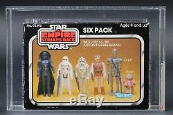 Star Wars Vintage ESB Six Pack Yellow Box AFA 75 MISB