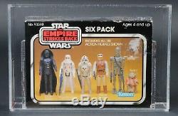 Star Wars Vintage ESB Six Pack Yellow Box AFA 75 MISB