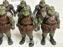 Star Wars Vintage Gamorrean Guard X 8, 4 Complete With Axes Free Uk Post