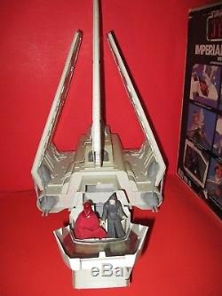 Star Wars Vintage Imperial Shuttle 1983 Working Box Kenner Action Figure Collec