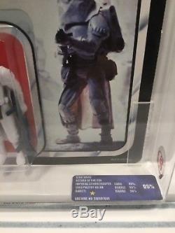 Star Wars Vintage Imperial Stormtrooper Hoth Graded Ukg 95 Not Afa 65 Back