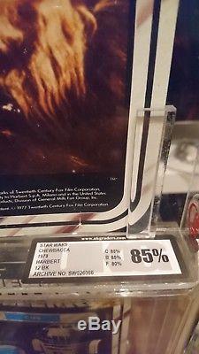 Star Wars Vintage Italien HARBERT Chewbacca Moc UKG (no AFA) 85%