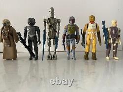 Star Wars Vintage JobLot Bundle Figures Bounty Hunters ESB Boba Fett Bossk IG-11