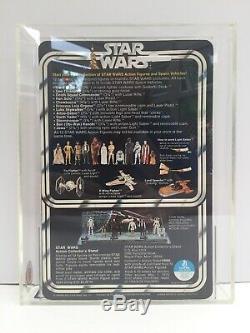 Star Wars Vintage Kenner Luke Skywalker 12 Back C Ukg 80 (80/85/85) Moc