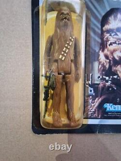 Star Wars Vintage Kenner MOC Chewbacca 65 back ROTJ Unpunched 1983 Original