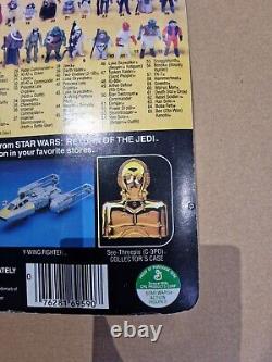 Star Wars Vintage Kenner MOC Chewbacca 65 back ROTJ Unpunched 1983 Original