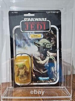 Star Wars Vintage Kenner MOC Yoda Brown Snake ROTJ 1983 Original