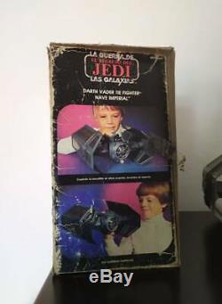 Star Wars Vintage Lili Ledy Darth Vader Imperial Tie Fighter Complete Rare MIB