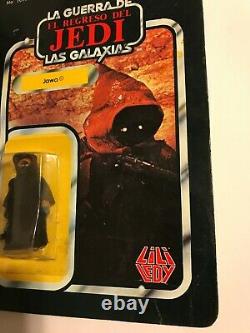 Star Wars Vintage Lili Ledy Jawa 50 Back Very Rare Mexico Regreso Removable Hood