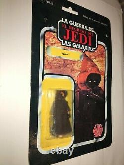 Star Wars Vintage Lili Ledy Jawa 50 Back Very Rare Mexico Regreso Removable Hood