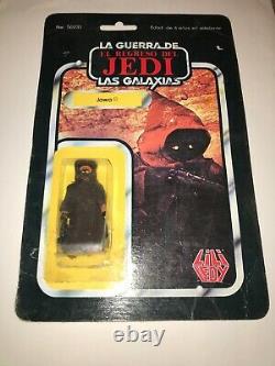 Star Wars Vintage Lili Ledy Jawa 50 Back Very Rare Mexico Regreso Removable Hood