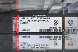 Star Wars Vintage Lili Ledy Lumat ROTJ Regreso 50 Back AFA 50 (50/50/85) MOC
