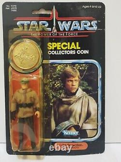 Star Wars Vintage Luke Skywalker in Battle Poncho MOC Last 17