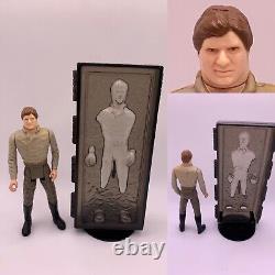 Star Wars Vintage POTF Han Solo In Carbonite Action Figure Kenner 1985 Last 17