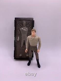 Star Wars Vintage POTF Han Solo In Carbonite Action Figure Kenner 1985 Last 17