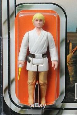 Star Wars Vintage Palitoy Luke Skywalker 12 Back-B AFA 85 (85/85/85) MOC