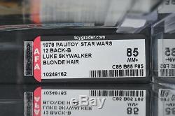 Star Wars Vintage Palitoy Luke Skywalker 12 Back-B AFA 85 (85/85/85) MOC