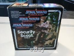 Star Wars Vintage Power Of The Force Security Scout Vehicle With Box