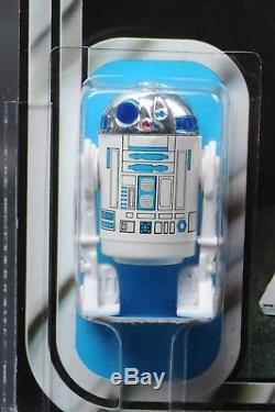Star Wars Vintage R2-D2 12 Back-A SKU/Dark Blue AFA 85 (80/85/85) Unpunched MOC