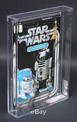 Star Wars Vintage R2-D2 12 Back-A SKU/Dark Blue AFA 85 (80/85/85) Unpunched MOC