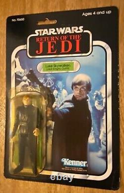 Star Wars Vintage ROTJ 77 Back Carded LUKE SKYWALKER JEDI KNIGHT MOC Kenner