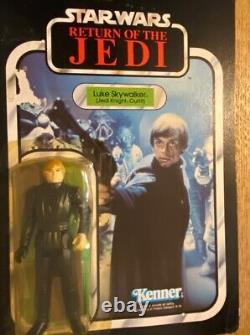 Star Wars Vintage ROTJ 77 Back Carded LUKE SKYWALKER JEDI KNIGHT MOC Kenner