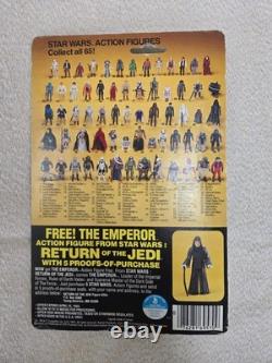 Star Wars Vintage ROTJ Jedi Admiral Ackbar Card 65 Back MOC