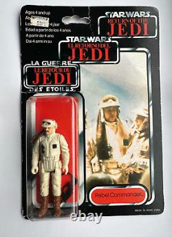 Star Wars Vintage Rebel Commander tri-logo ROTJ MOC