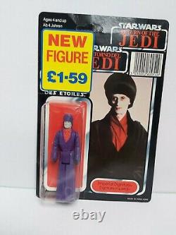 Star Wars Vintage Tri Logo Imperial Dignitary last 17 Moc/Carded Figure
