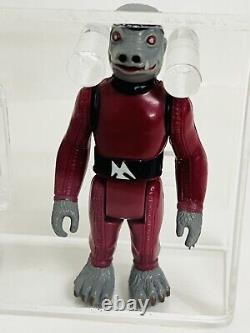 Star Wars Vintage UKG Figure Snaggletooth Red 85% Laser Hong Kong Coo Variant