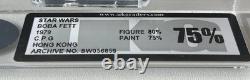 Star Wars Vintage Ukg 75 Graded Boba Fett
