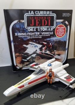 Star Wars Vintage X-wing Fighter X-wing Complete Box & Inserts Luke + Weapon