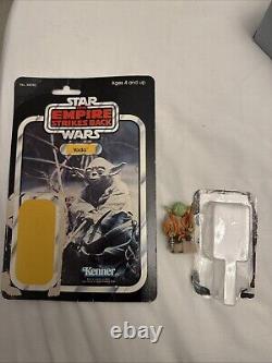 Star Wars Vintage Yoda Carded figure Original Opened