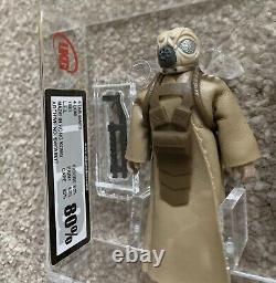 Star Wars Vintage Zuckuss & 4-Lom Twin Graded Laser Cut Case UKG 80% Hong Kong